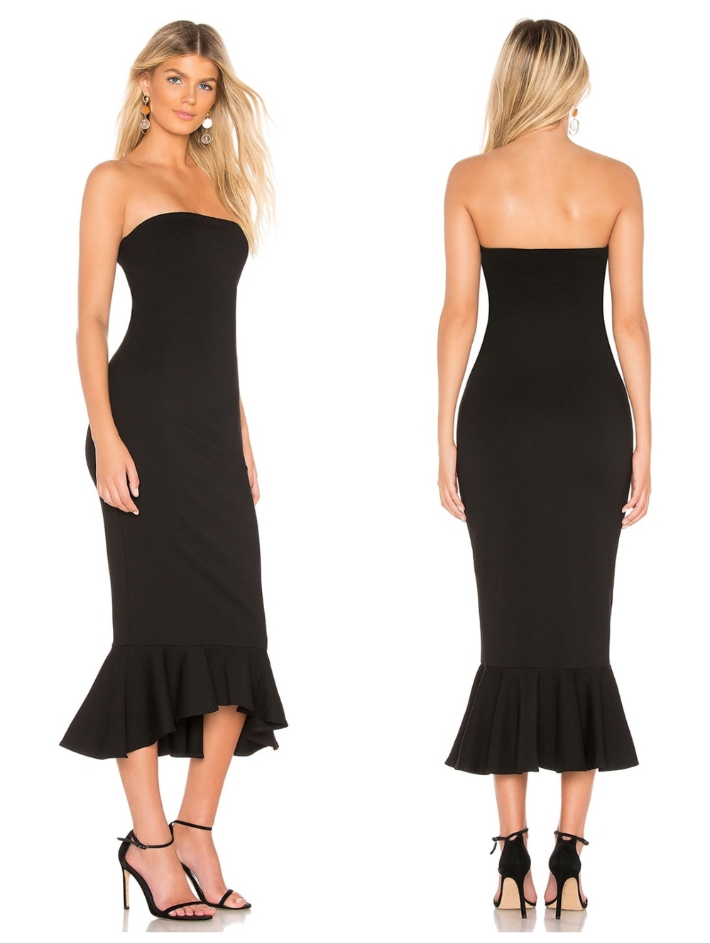 Superdown Izzy ruffle maxi dress